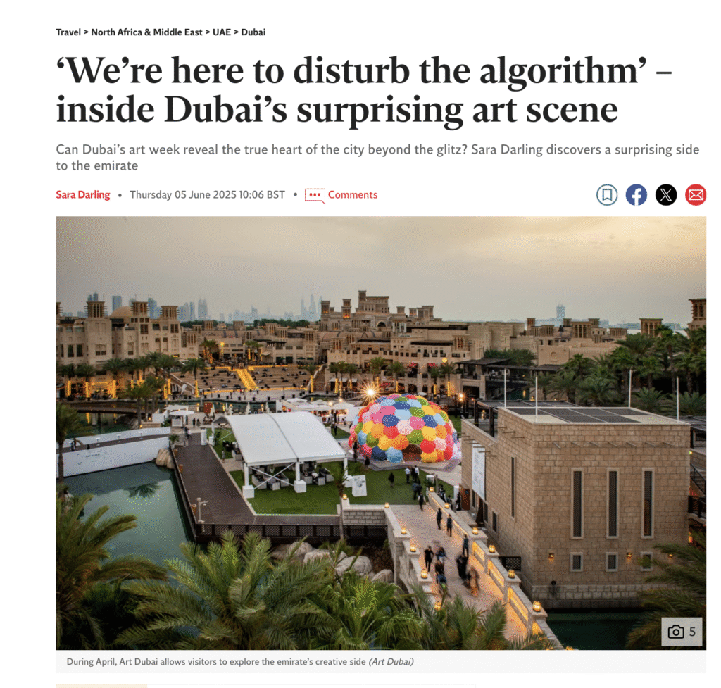 The Independent - Dubai art