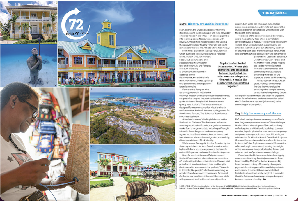 Nassau Unmasked for Cacique magazine